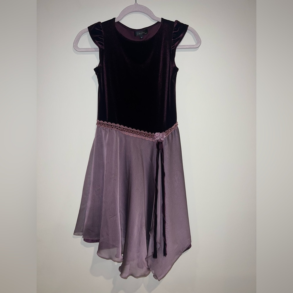 Girls Purple Formal Dress